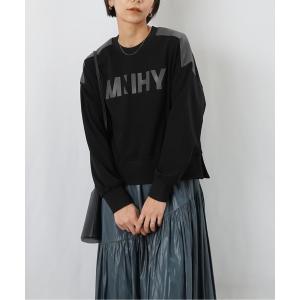 tシャツ LC/LLL フェイクレザーロゴトップス レディース