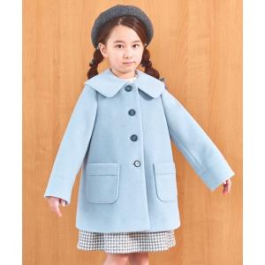 ステンカラーコート コート 「 新作 通学 洗濯可能 」ビッグカラーAラインコート（キッズ/100〜140cm） キッズ 子供服 女の子