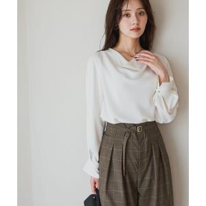 ブラウス シャツ ドレープブラウスLS/1088453 レディース