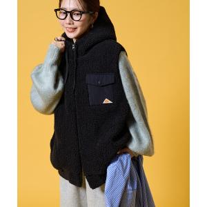 コート アウター 限定展開 KELTY × FREAK'S STORE/ケルティ 別注 ボア フーディー ベスト レディース