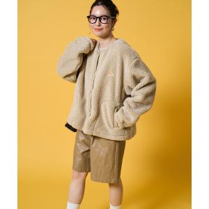 コート アウター 限定展開 KELTY × FREAK'S STORE/ケルティ 別注 ボア スナップ ボタン カーディガン レディース