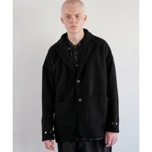 ジャケット テーラードジャケット rehacer : Melton Wide Tailored Jacket / メルトン ワイドテーラード ジャケット メンズ レディース