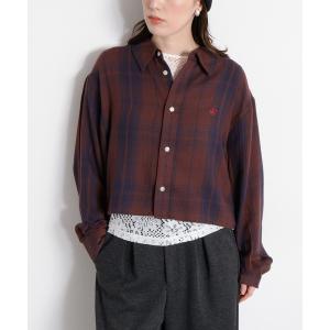 ブラウス シャツ 「BEVERLY HILLS POLO CLUB」ヨウリュウガーゼチェックシャツ「低身長/高身長サイズ」 レディース メンズ
