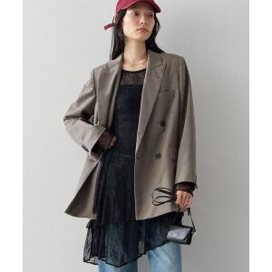 ワンピース レースチュニックドレス