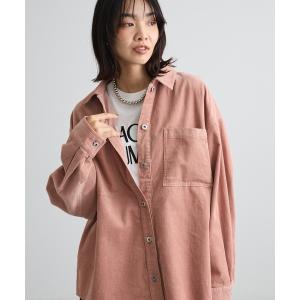 コート アウター コーデュロイシャツジャケット レディース