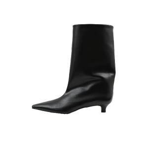 ブーツ 「CLANE/クラネ」 COMPOSITION WIDE QUARTERBOOTS/ロングブーツ レディース