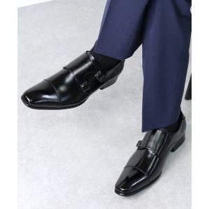 ビジネスシューズ SARABANDE / 本革ダブルモンクストラップ ビジネスシューズ (7773) メンズ