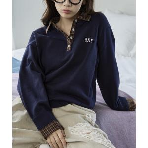 ニット セーター PUBLUX × GAP/ギャップ 別注 シャツ 襟 ポロニット　限定展開 レディース