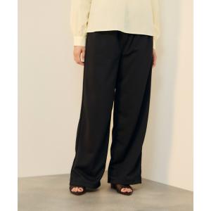ワイドパンツ パンツ 「Smart-Glow」ウエストゴムワイドパンツ レディース