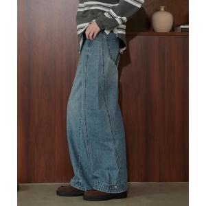 ワイドパンツ ジーンズ デニム デニムパンツ ワイドシルエットデニム レディース