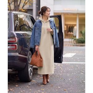 ワンピース 「DELI by」一枚で決まるフード付きマキシワンピース