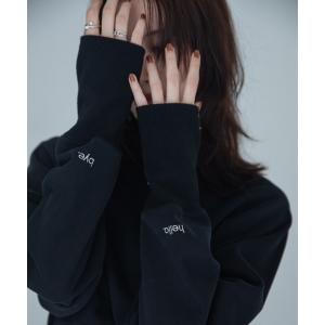 トレーナー スウェット 「VACANCY公式」Hello byeロゴ刺繍配色ショート丈トレーナー メンズ レディース