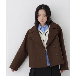 ピーコート pコート 「FABRICA」ショートPコート レディース