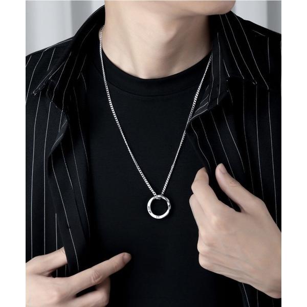ネックレス 「BD」「466942」メンズフープモチーフネックレス（RZ） メンズ レディース