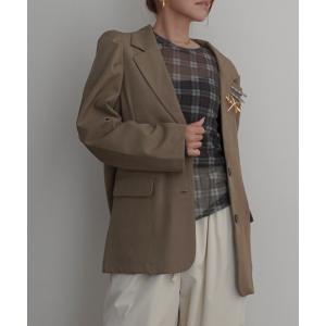ジャケット テーラードジャケット 「Rashik」パワショルバックスリットジャケット レディース