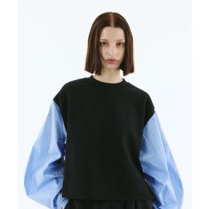 tシャツ Docking over cut tops レディース