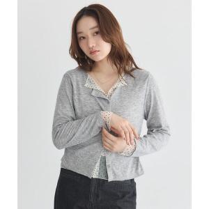 tシャツ ドットレイヤードライクプルオーバー レディース