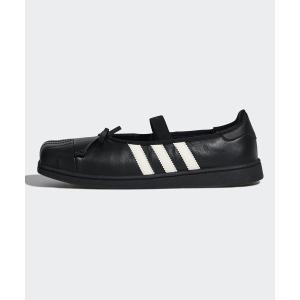 アディダス　adidas スニーカー adidas/アディダス ADIDAS×JENNIE SUPERSTAR SQ BALLET W スクエア シェルトゥ スニーカー スリーストライプ スポーツ 韓…