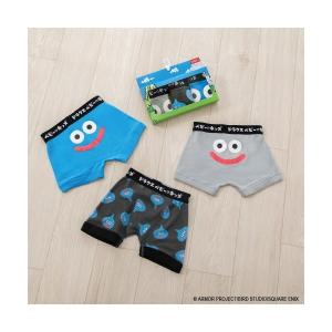 ボクサーパンツ 「9/18(金)発売」ドラクエベビー＆キッズ 3枚組ボクサーパンツセット スライム＆メタルスライム キッズ 子供