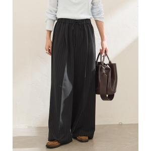 スラックス パンツ ウォースフィルツイルイージーワイドスラックス レディース