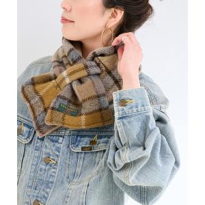 マフラー ストール TWEEDMILL / ツイードミル チェックショートマフラー レディース