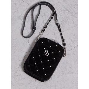 GYDA（ジェイダ） GYDA GG bijou quilting ミニショルダーBAG