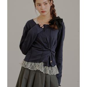 カーディガン outseam side button cardigan / サイドボタンカーディガン レディース