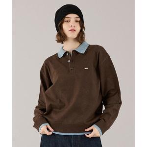 セーター ニット LAYERED DOUBLE COLLAR KNIT POLO / レイヤードダブル襟ニットポロ メンズ レディース