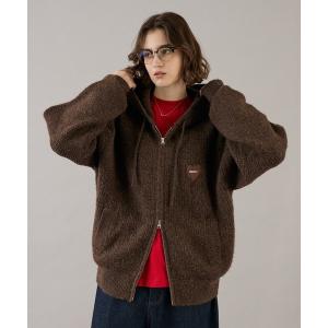パーカー MELTING HEART RIB KNIT HOODIE / メルティングハートリブニットフーディ メンズ レディース
