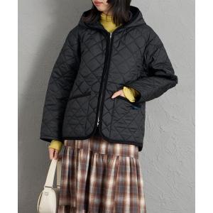 コート アウター 「LAVENHAM/ラベンハム」 ZIPPED CRAYDON フード キルティングジャケット レディース