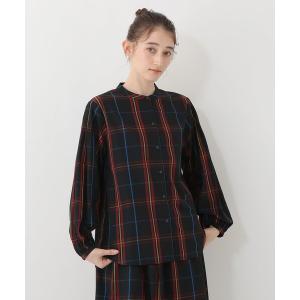 ブラウス シャツ バンドカラーブラウス/Afternoon Tea Original Tartans レディース