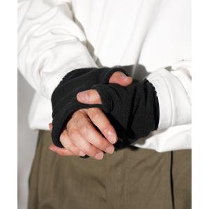 手袋 MADE IN STANDARD / メイドインスタンダード FLEECE GLOVES フリースグローブ フィンガーレスグローブ メンズ