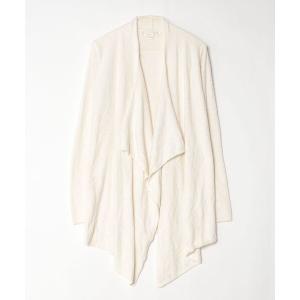 「BAREFOOT DREAMS」 ニットカーディガン S/M ホワイト レディース