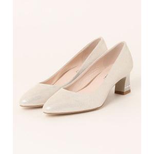 「JILL STUART」 パンプス 24.5cm プラチナム レディース