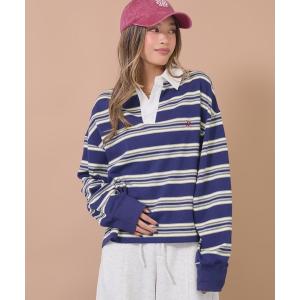 tシャツ BEVERLY HILLS POLO CLUBスキッパーネックラガーシャツ レディース