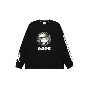 A BATHING APE（アベイシングエイプ） バックプリント 長袖 Tシャツ S