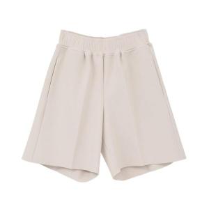 パンツ 「BIRROT/ビロット」LAY3 DRAWSTRING SHORTSウエストゴム・ワイドショートパンツ レディース