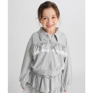 コート アウター 襟付き裏毛ジャケット キッズ ...の商品画像