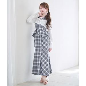Rose Muse（ロゼミューズ） ドレス Open shoulder chiffon dress
