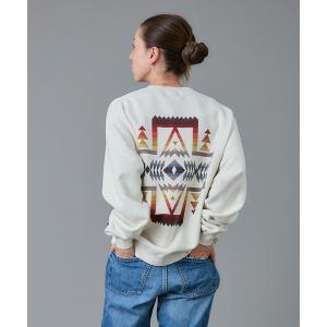トレーナー スウェット 裏起毛 PENDLETON/ペンドルトン フレンチ テリー バック プリント スウェット メンズ レディース