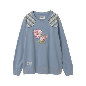 トレーナー スウェット クイーンメアリーズ刺繍スウェット レディース