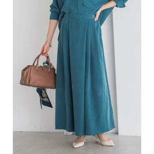 ワイドパンツ パンツ ビューティースエードパンツ レディース