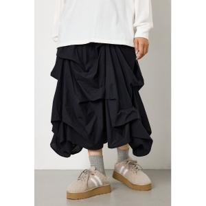 スカート ランダムタックスカート