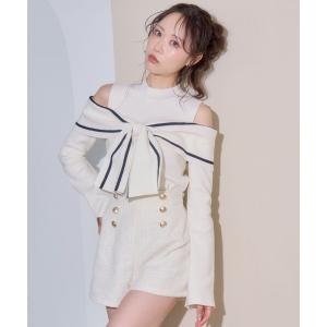 SNIDEL（スナイデル） Chacott コラボペプラムニットプルオーバー