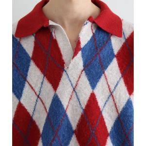 ポロシャツ 「Pre order」KAIKO Domestic knit polo shirt メンズ レディース