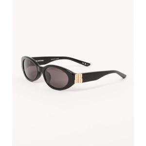 サングラス 「BALENCIAGA/バレンシアガ」オーバル サングラス BB0507SK 001 55 ブラック メンズ レディース