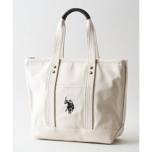 トートバッグ 「U.S. POLO ASSN./ユーエスポロアッスン」「不動の人気を誇るキャンバストートバッグ」 リバイバルトート Mサイズ 綿100% ベーシックデザイ…