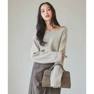 ニット セーター Cラクーンコンオフショルニット2/1084618 レディース