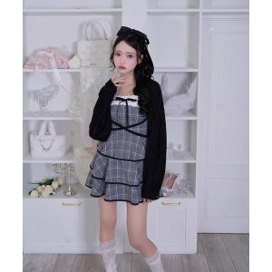 Rose Muse（ロゼミューズ） ワンピース Cotton lace ribbon cami dress