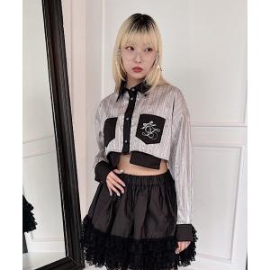ブラウス シャツ ポケットショートシャツ レディース
